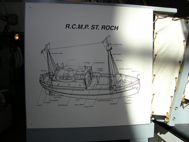 Map of the St. Roch.