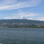 Looking out from the trail at Stanley Park.