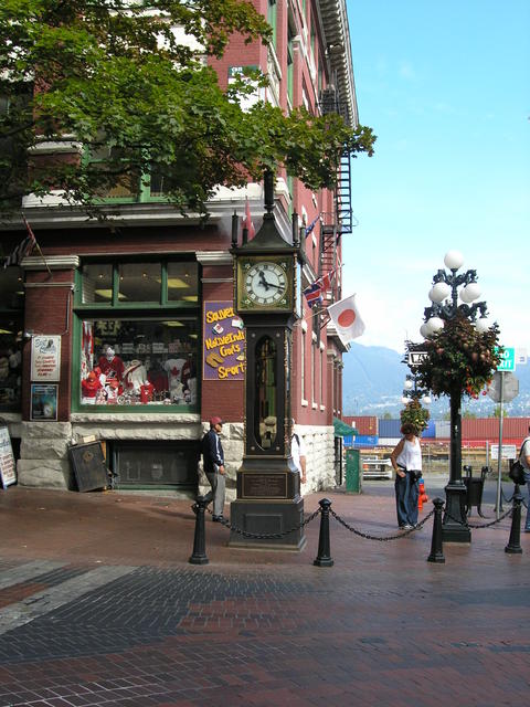 The steam clock in Gastown.