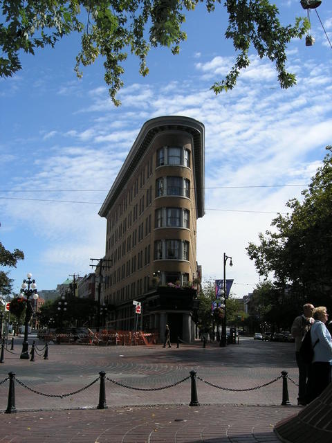 The narrow hotel in Gastown.