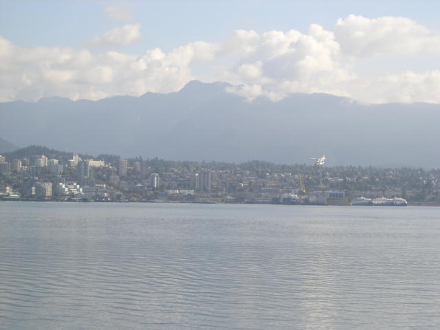 We saw a water airport of sorts.