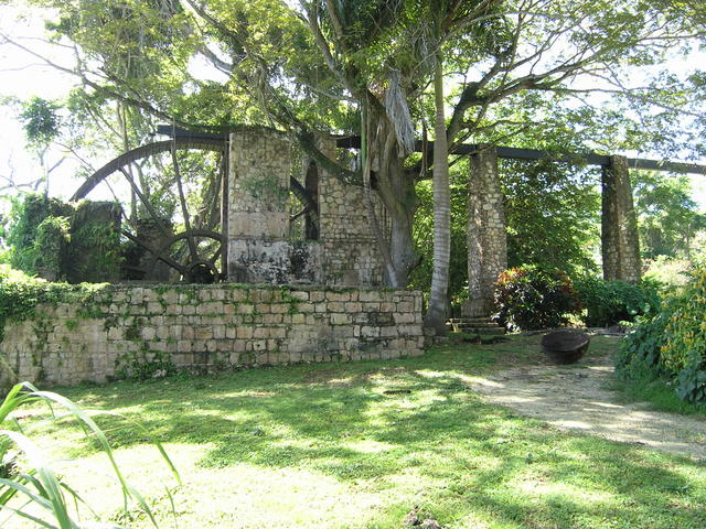 The water wheel and aquaduct.  Pretty massive