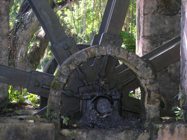A look at the center of the wheel.
