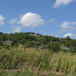 Looking up to the villas