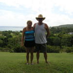 Sheryle and Mike on the bluff