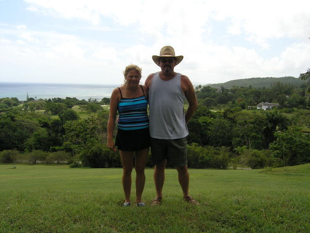 Sheryle and Mike on the bluff