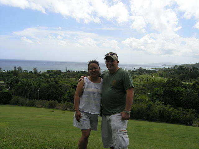 Diana and Jason on the bluff