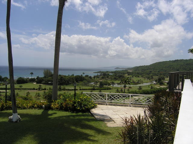 overlooking the property