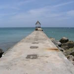 Looking out to the pier