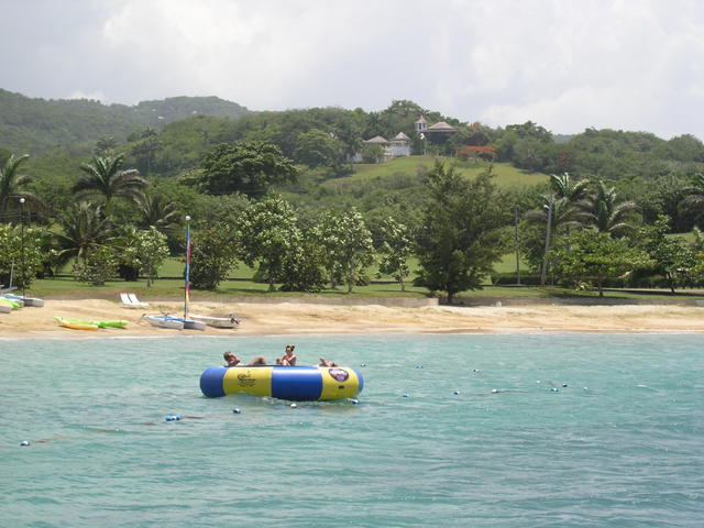 More people on the water trampoline