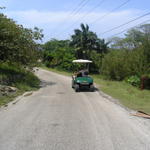 Jason driving around