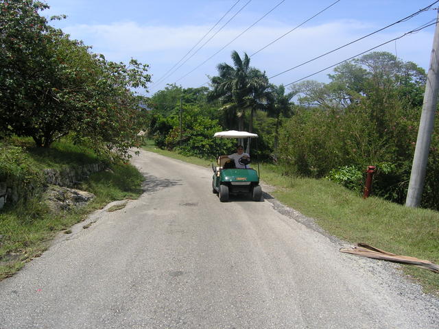 Jason driving around