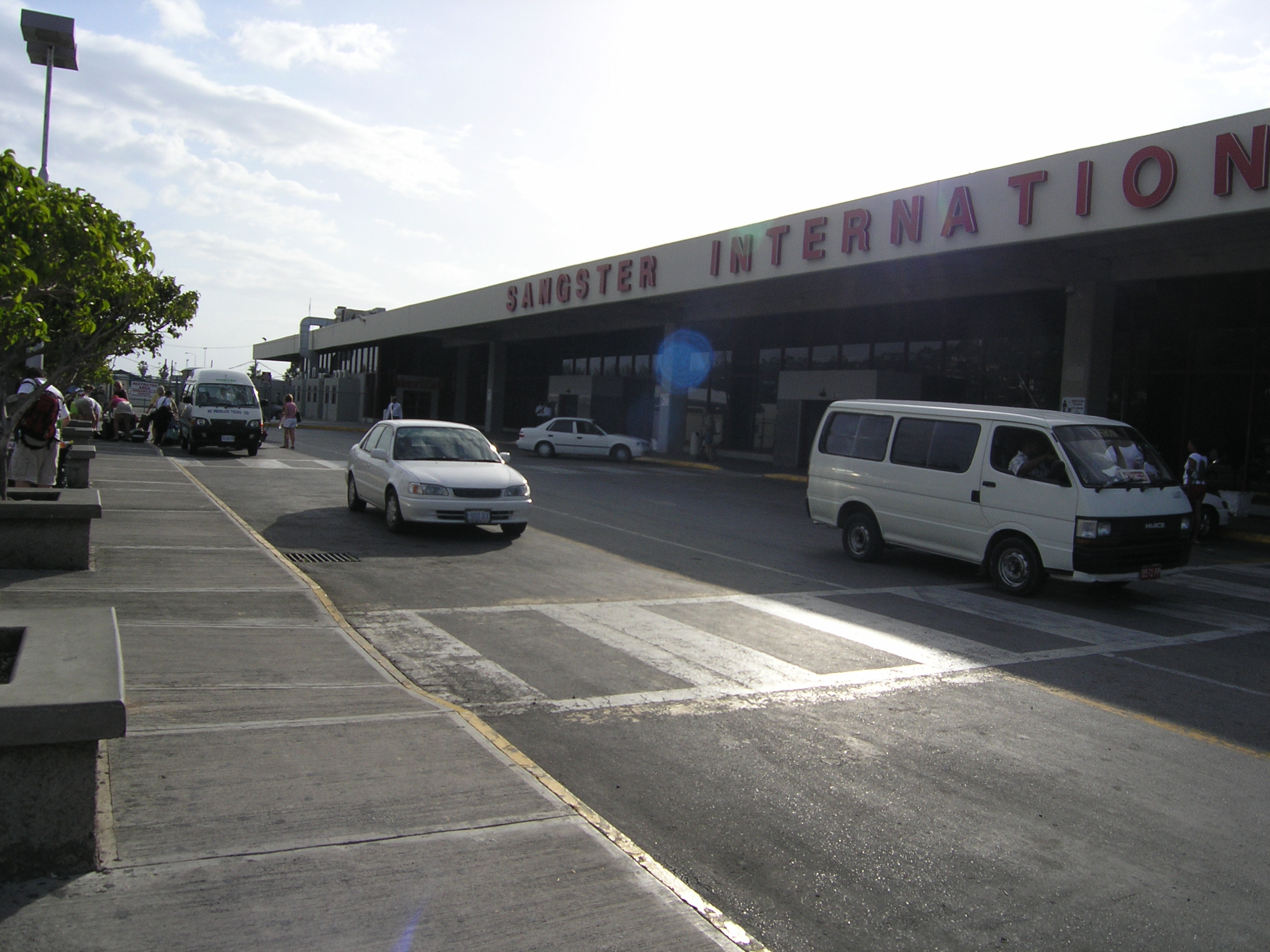 The airport... time to go home