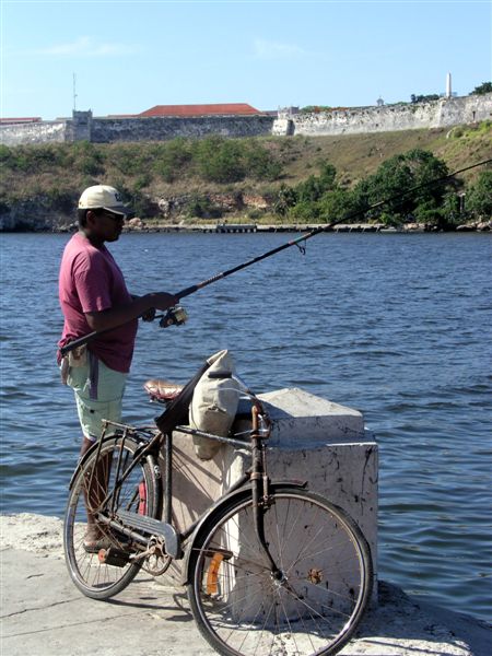Fisherman on Malecon